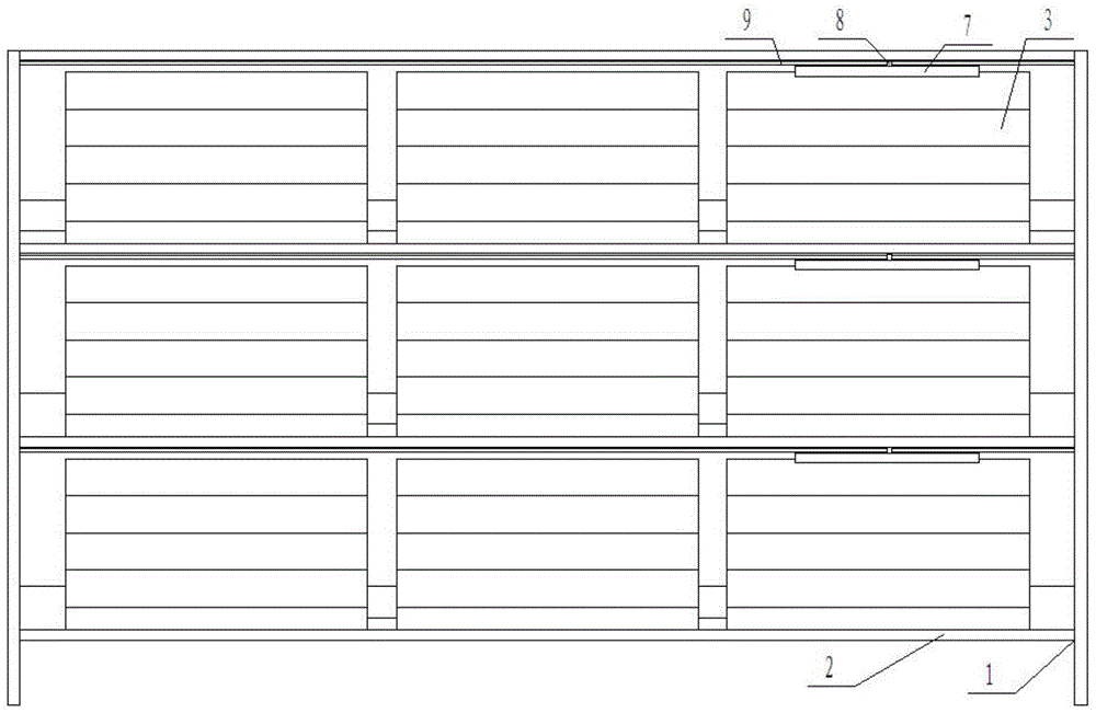 一种蓝莓种苗培养用立体阶梯式培养架的制作方法