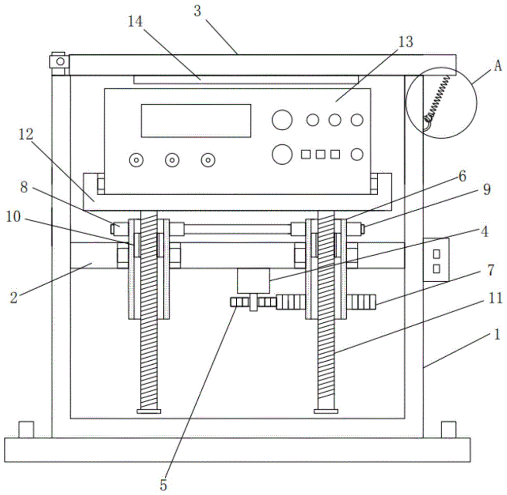 一种带电作业工器具库房温湿度智能控制台的制作方法