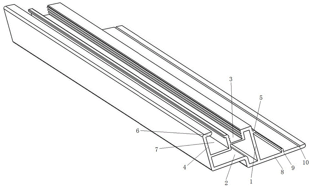 一种LED灯具边框型材的制作方法