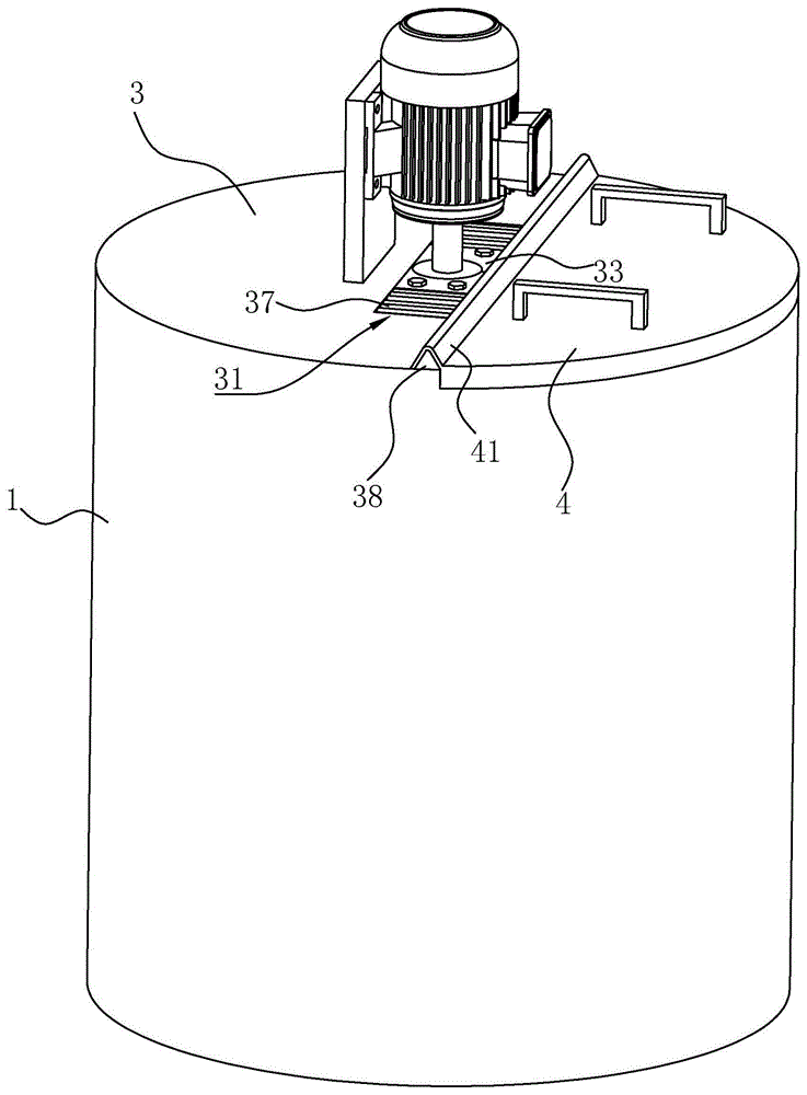 一种应用折叶式搅拌器的搅拌罐的制作方法