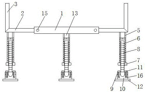 野营房架高座的制作方法