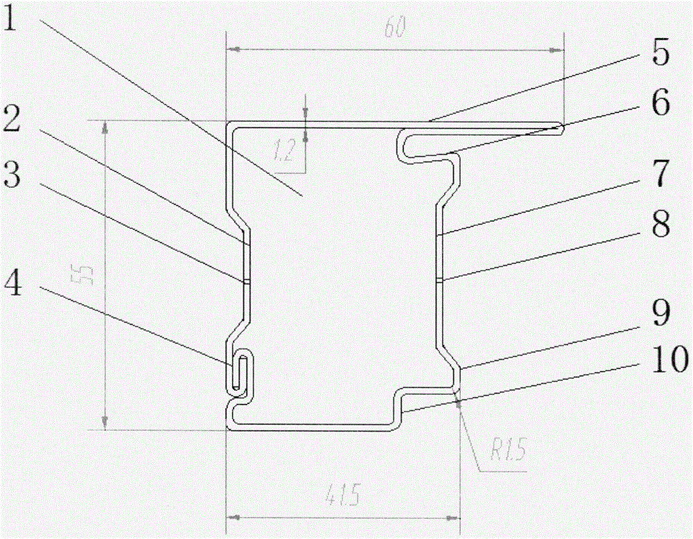 一种钢质窗型材的制作方法