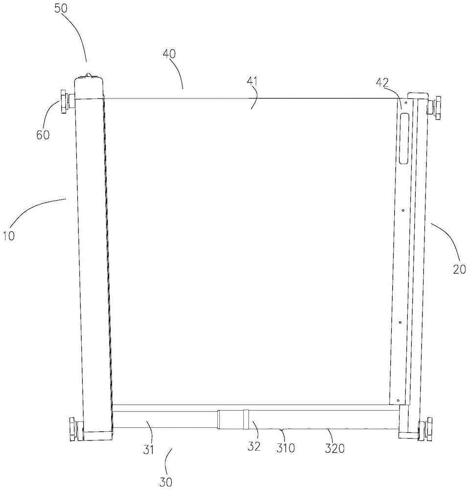 一种宽度能够调节的门护栏的制作方法