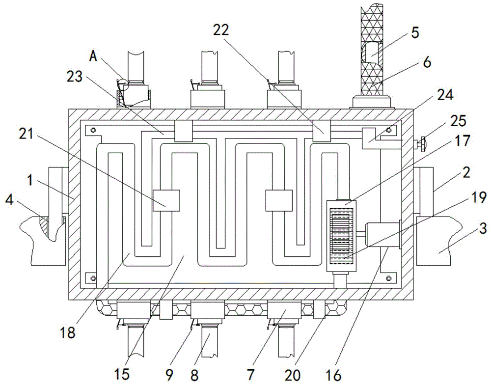 一种石油平台壁挂式网络交换机恒温装置的制作方法