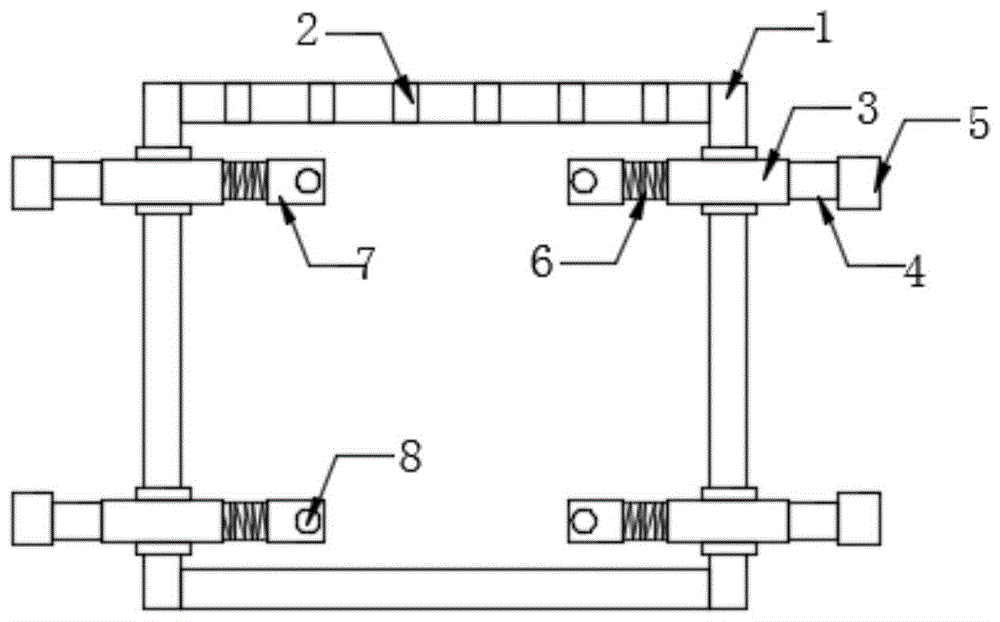 一种线路板安装用夹持固定结构的制作方法