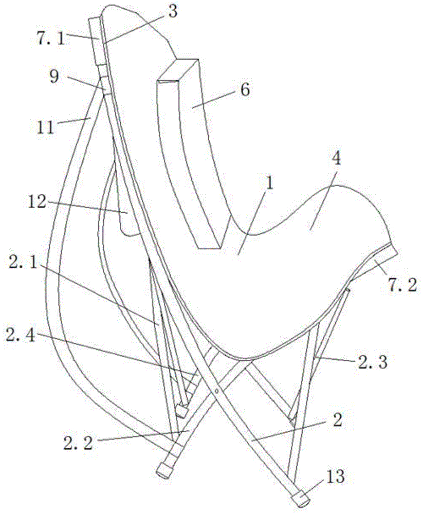 一种折叠式钓鱼用背包的制作方法
