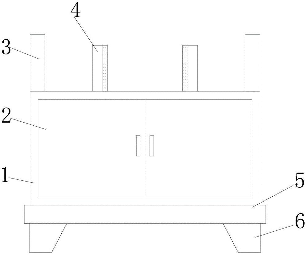 一种橱柜板材加工用固定装置的制作方法