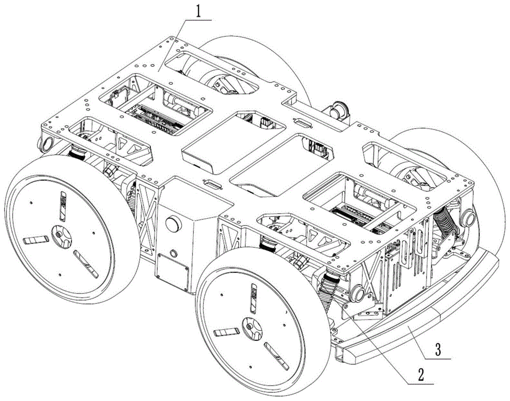 一种车轮独立驱动的小车底盘的制作方法