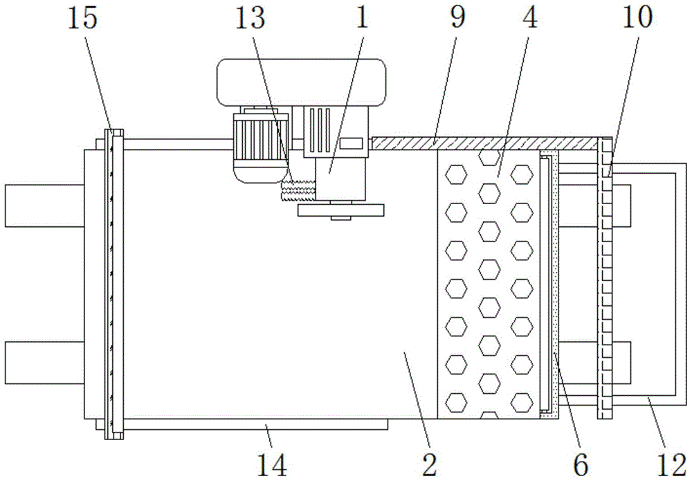 一种可有效收集木屑的建筑装修用板材切割装置的制作方法