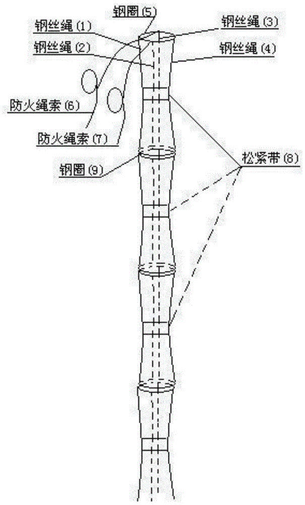 一种布袋式高楼层逃生装置的制作方法