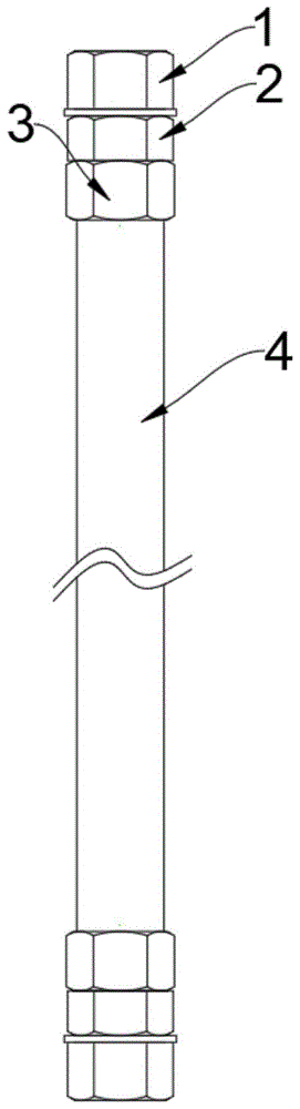 一种螺纹连接式燃气软管的制作方法