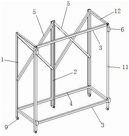 一种折叠式焊接防风棚的制作方法