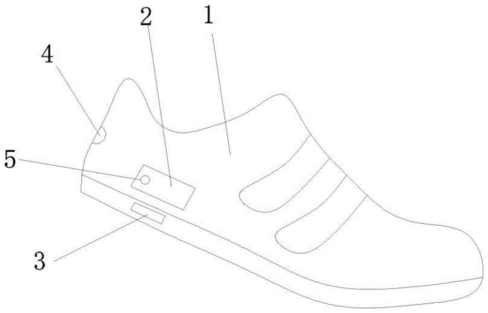 一种电子智能锁鞋的制作方法