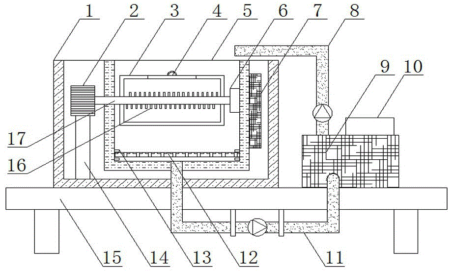 双金属球碗生产用清洗装置的制作方法