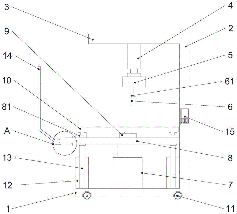 一种家具加工用吊镂机的制作方法