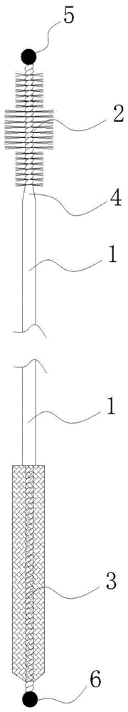 一种内窥镜用清洁刷的制作方法