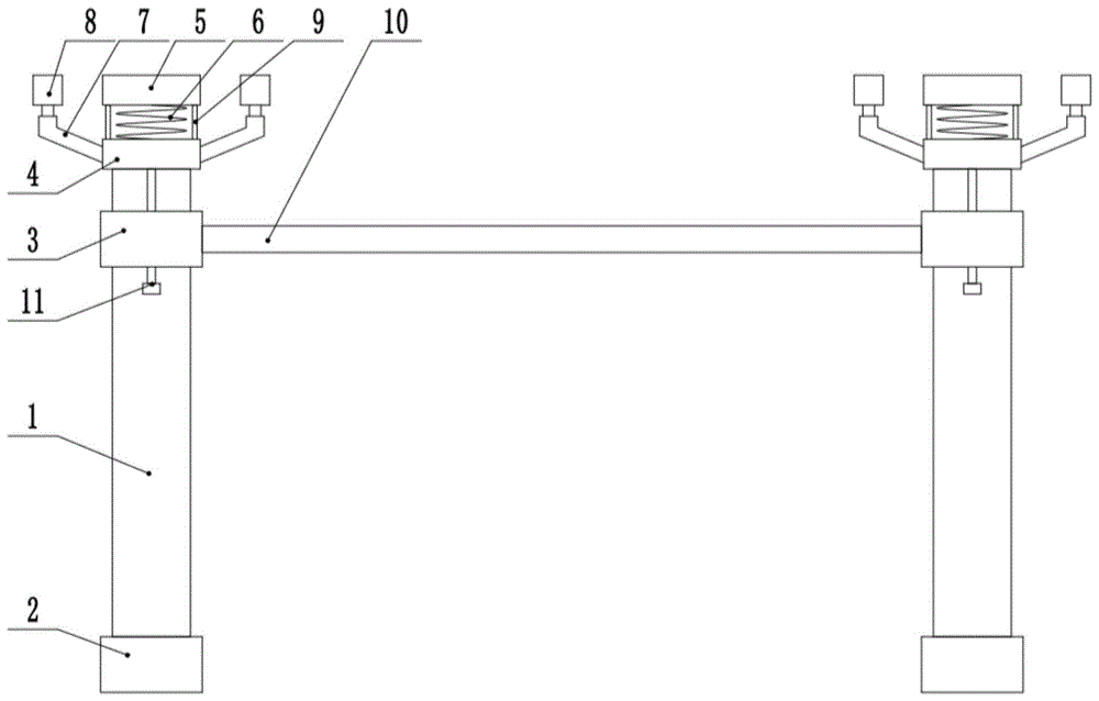 一种地下室抗震加固建筑结构的制作方法