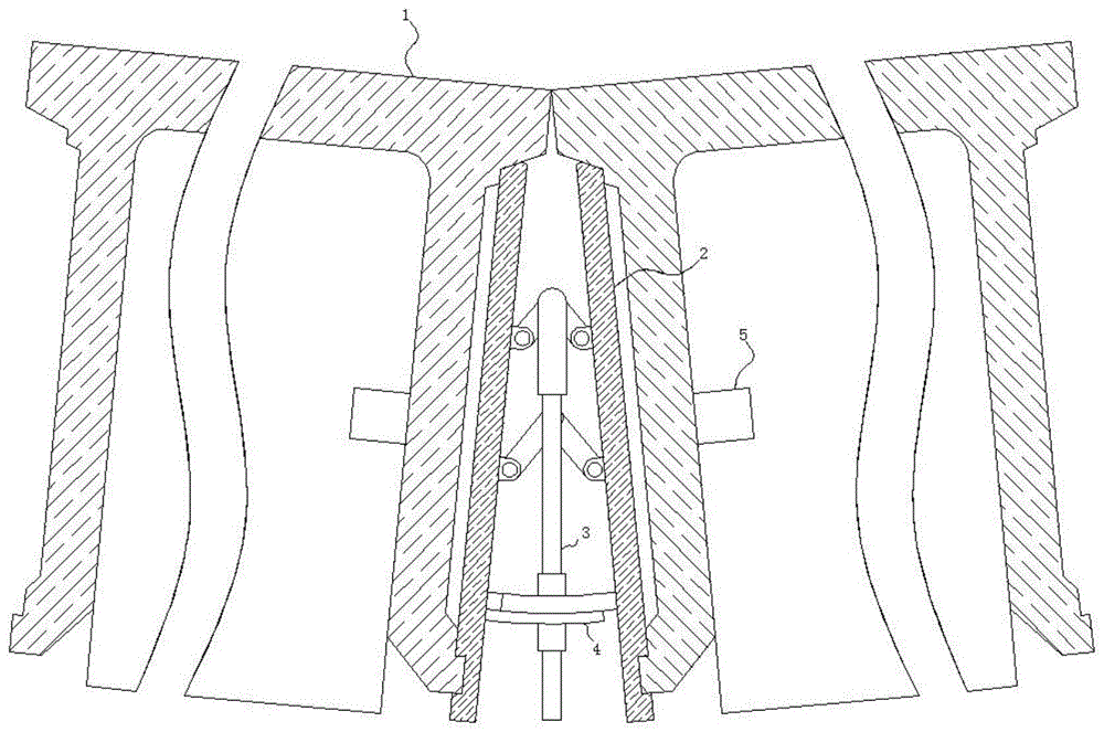 一种新型圆环状多边形建筑铝合金模板装配系统的制作方法