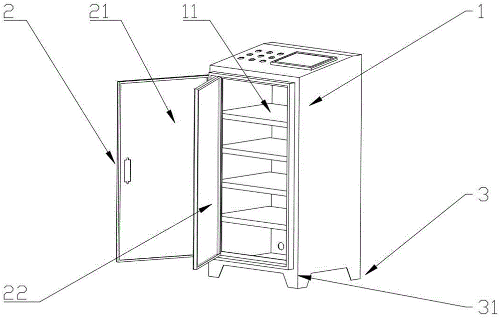 一种建筑工地临时接电用配电箱的制作方法