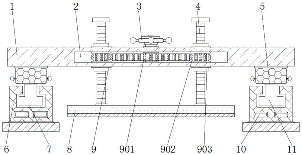 一种轨道式路桥工程建设施工抹平装置的制作方法