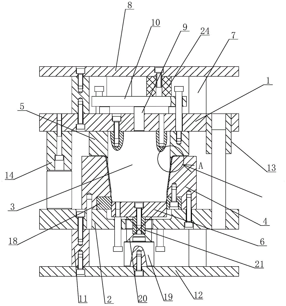 一种锥管翻边成型模具的制作方法