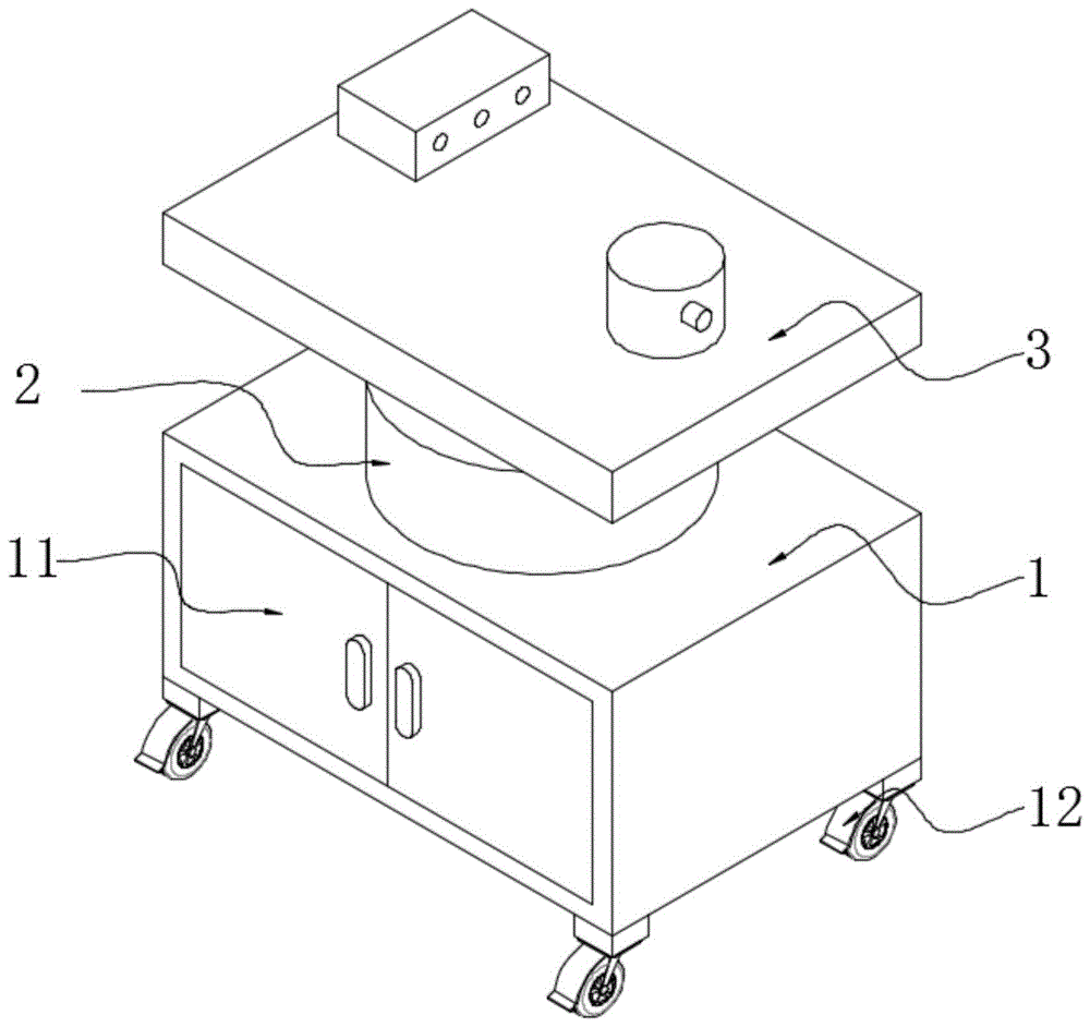 一种箱式变电站调试用电动旋转装置的制作方法