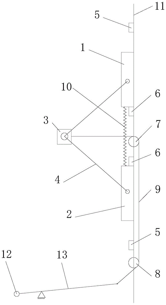 高压真空断路器的活门机构的制作方法