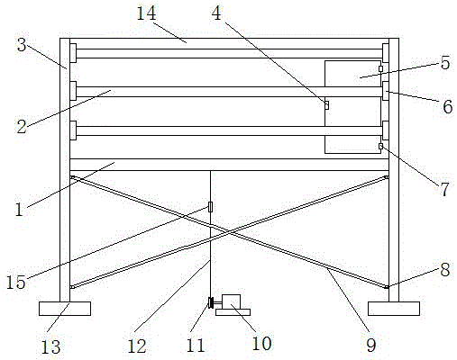 一种建筑用脚手架的制作方法