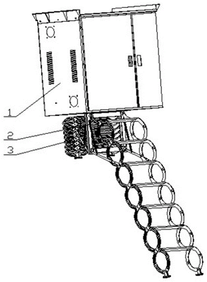 一种带伸缩梯的低压配电柜的制作方法