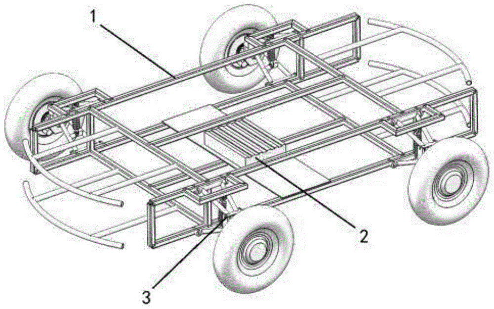 一种基于轮毂电机的全地形科研小车平台的制作方法