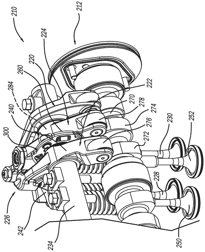 具有偏置构型的引擎制动摇臂的制作方法