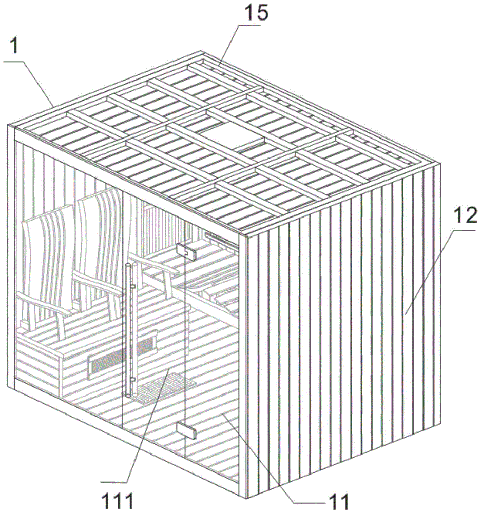 一种具有多种调节功能的光波桑拿房的制作方法