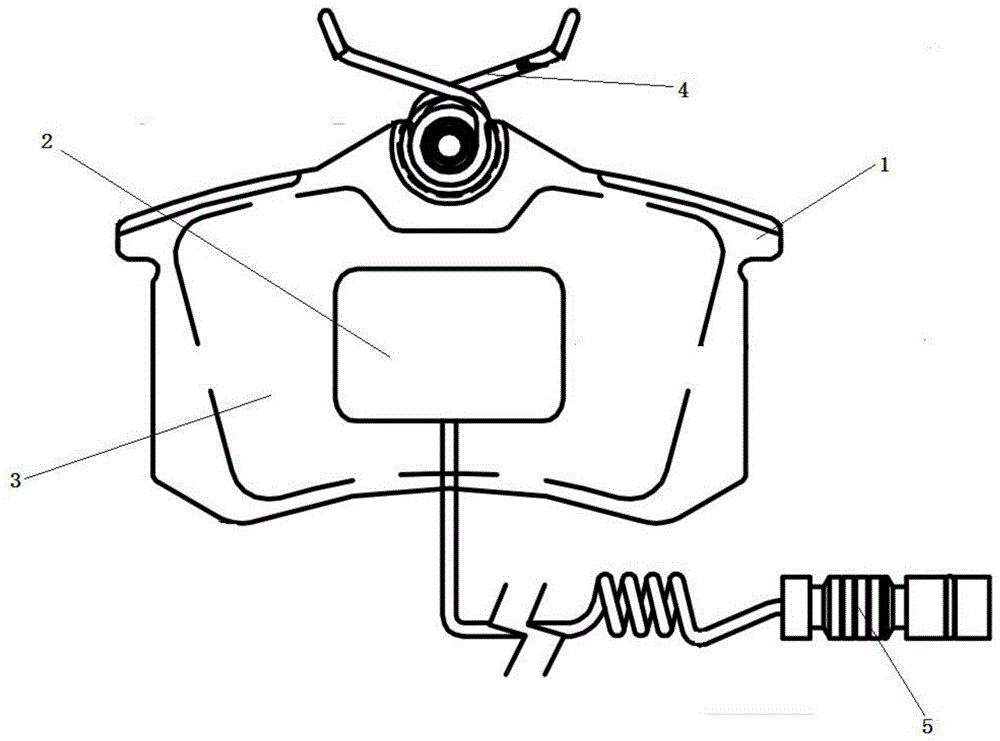 一种带感应功能的刹车片的制作方法