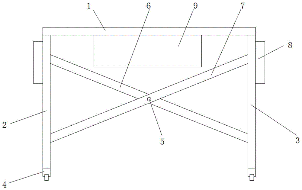 一种可调节式建筑用脚手架的制作方法