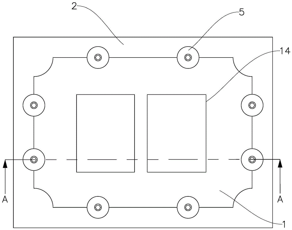 一种模切板安装结构的制作方法