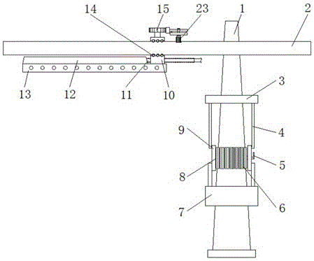 一种建筑施工用塔机降尘装置的制作方法