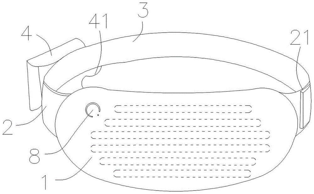 一种暖宫宝热磁腰带的制作方法