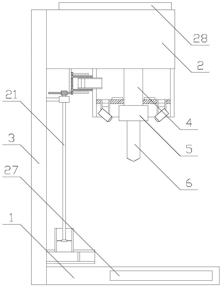 一种自洁式立式钻孔设备的制作方法