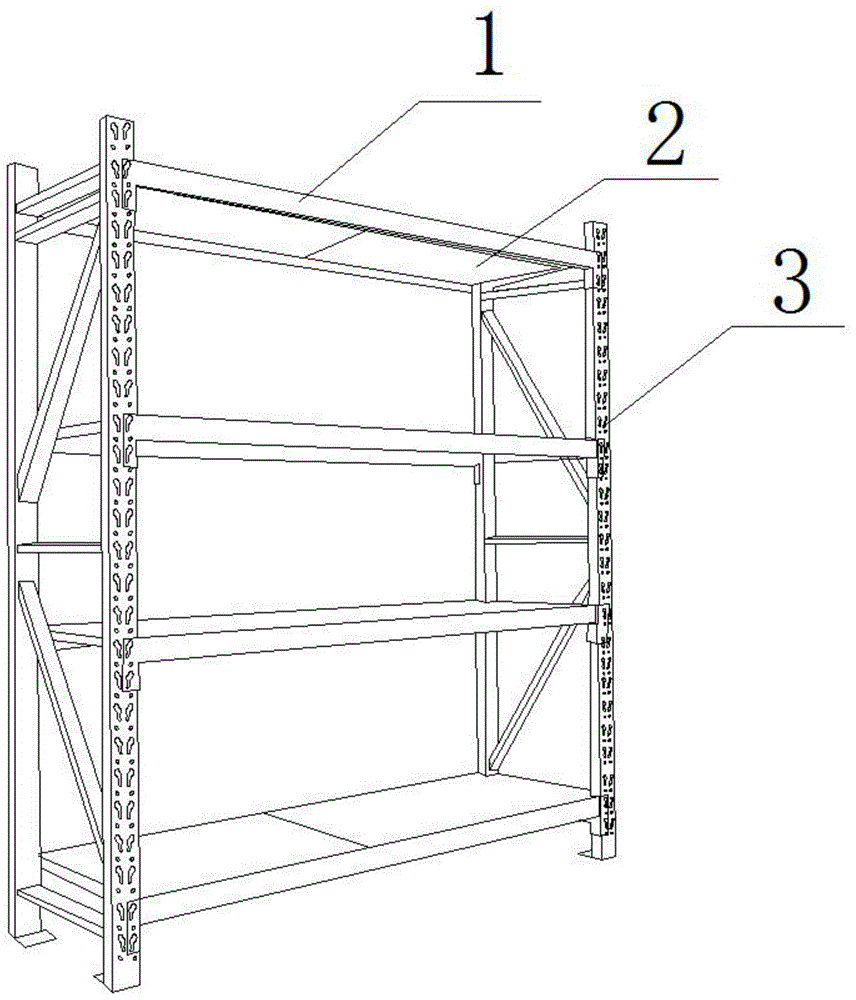 一种物流仓储货架的制作方法