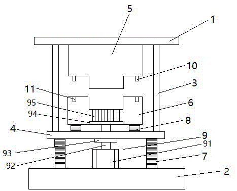 一种顶升式模具的制作方法