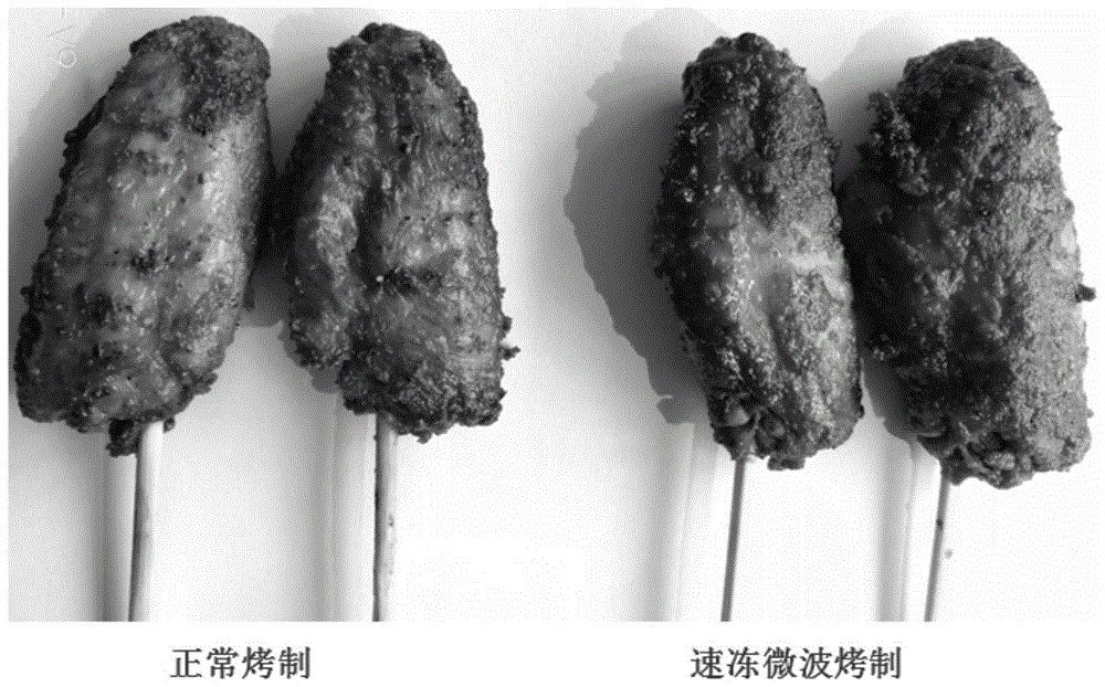 一种烧烤速冻食材及其制作方法与流程