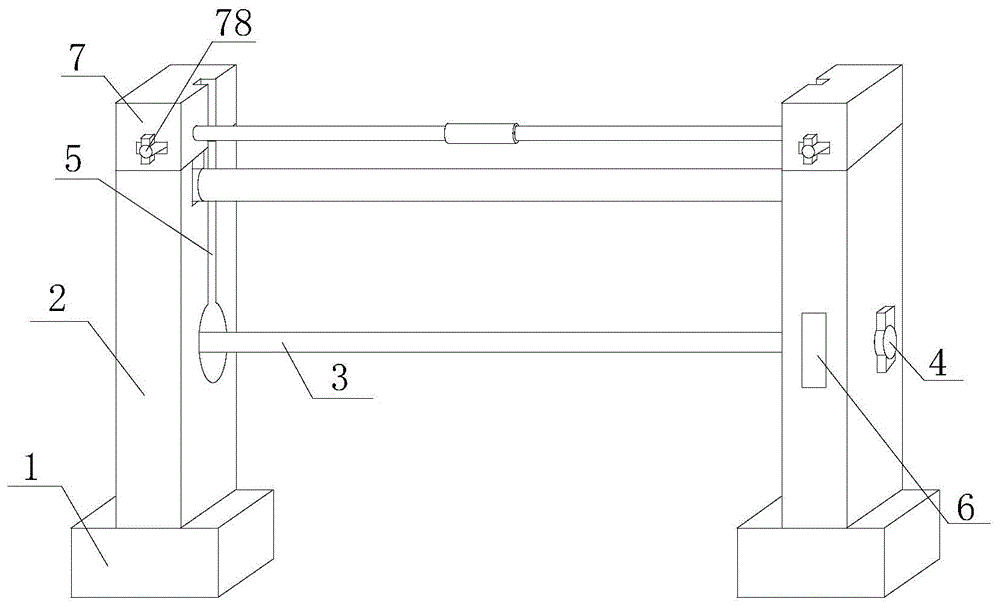 一种装潢墙纸用四角平衡装置的制作方法