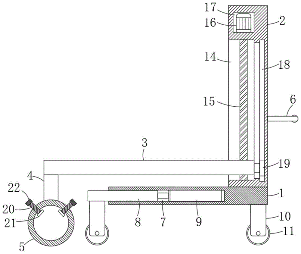 一种机械式石油管道安装用搬运起吊设备的制作方法