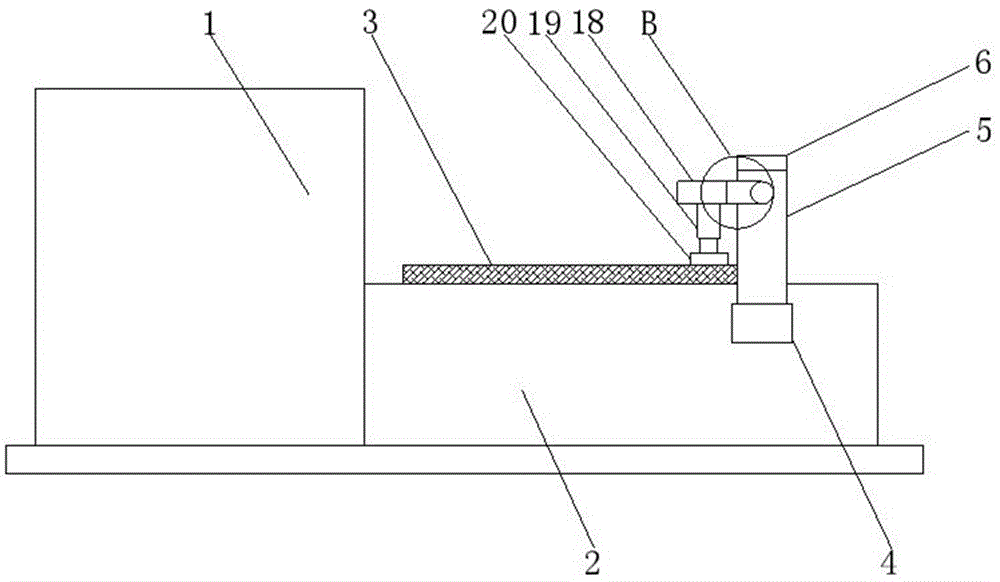 一种板材加工用高效热压装置的制作方法