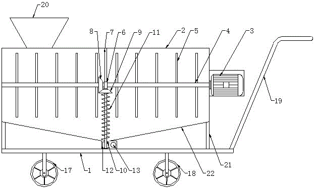 一种养牛场自走式发料车的制作方法