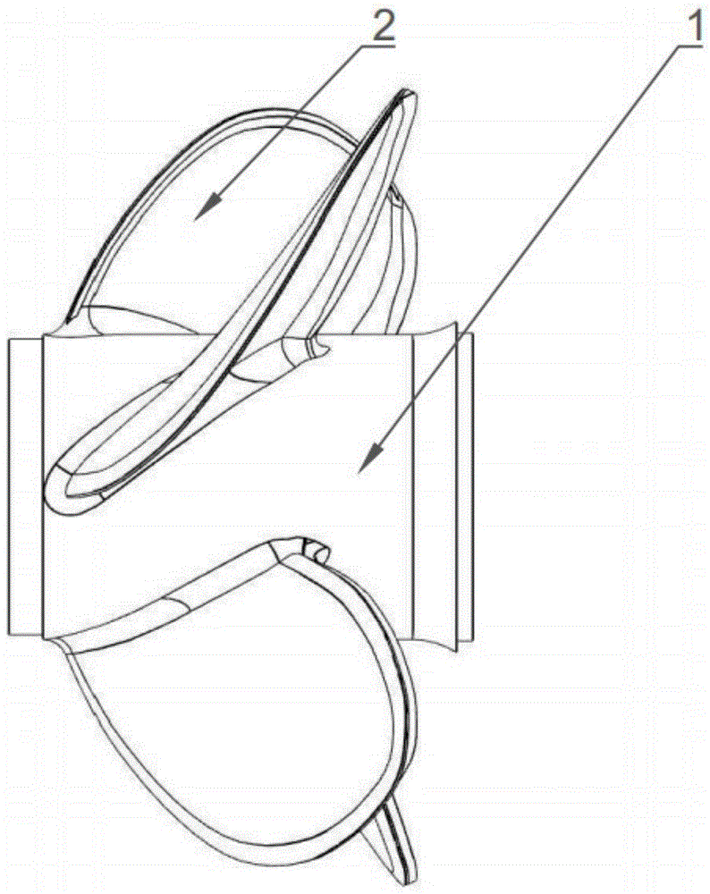 一种辅助排气式船用螺旋桨的制作方法