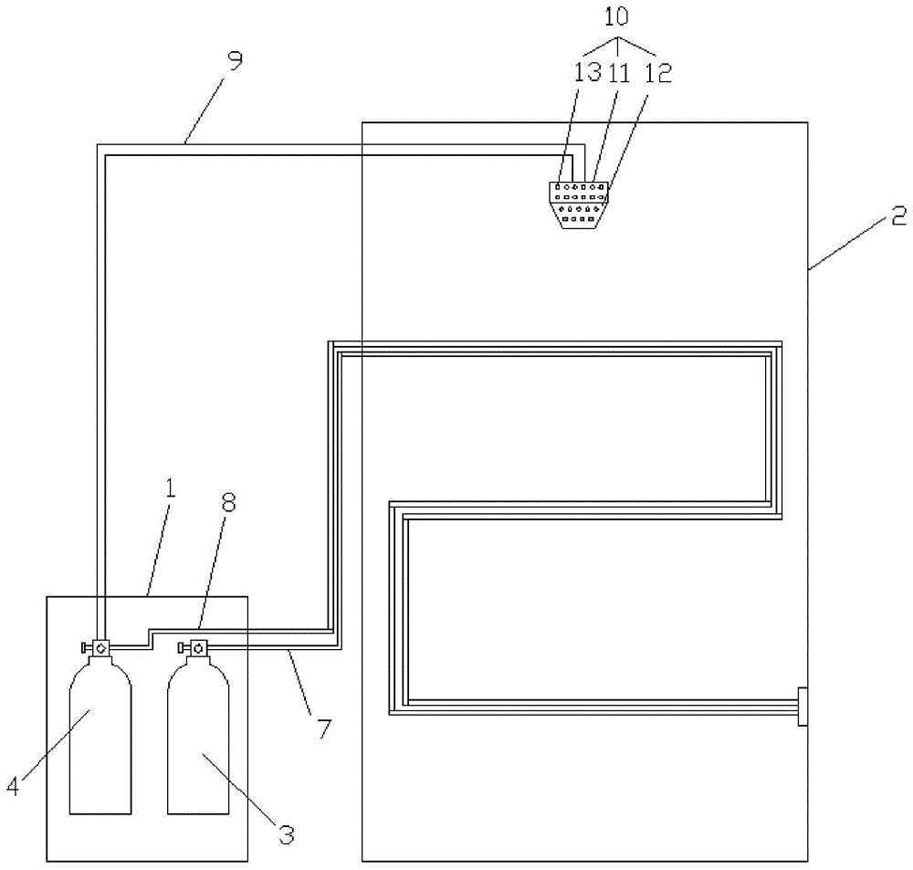 一种环保七氟丙烷探火管灭火系统的制作方法