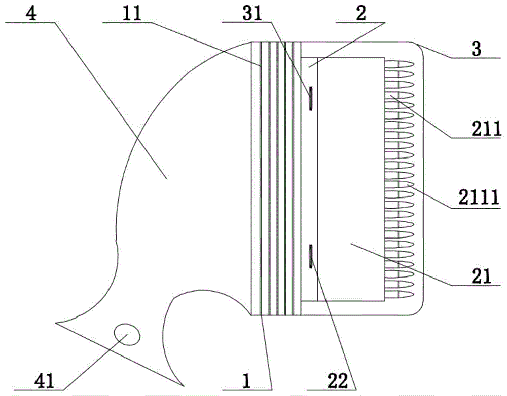 一种毛孔清洁头的制作方法