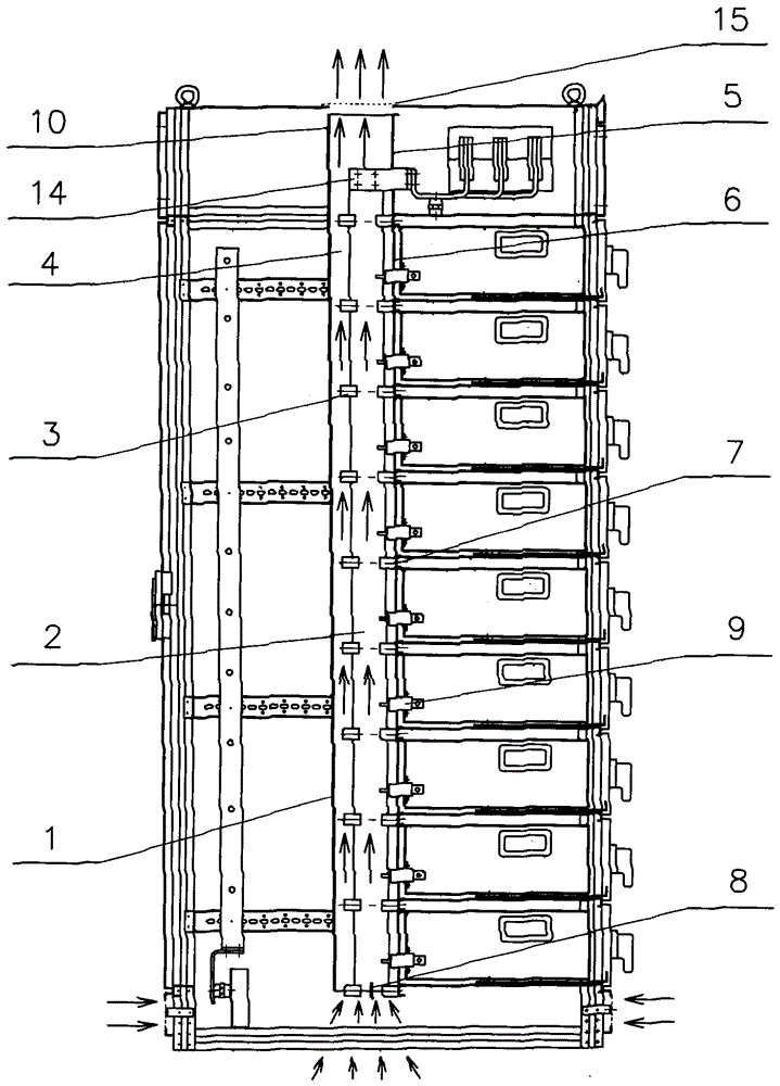 加强散热型低压抽屉式开关柜的制作方法