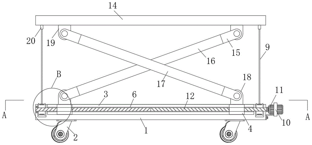 一种稳定升降的检具的制作方法